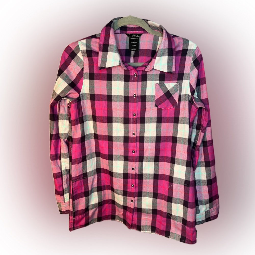 Oakley Outdoor Plaid Blouse S